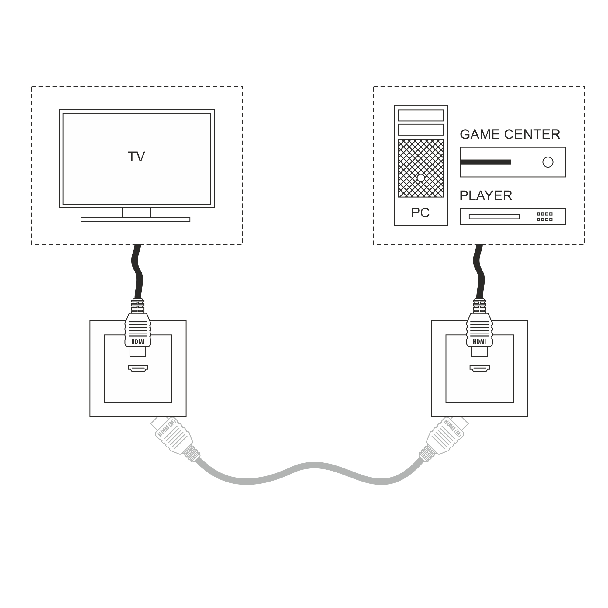 Розетка HDMI Werkel WL08-60-11, черный матовый